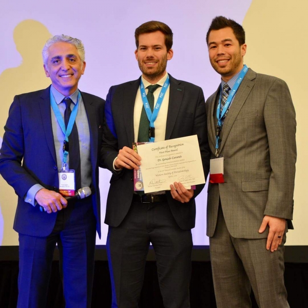 ATTRIBUTED BEST CLINICAL PRESENTATION AWARD IN SAN DIEGO TO DR. GONÇALO CARAMÊS